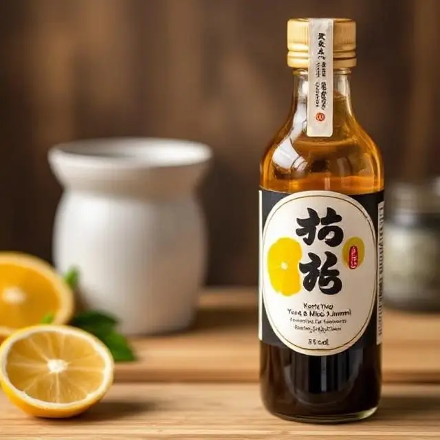 A bottle of Kyoto Yuzu & Miso Umami sauce.